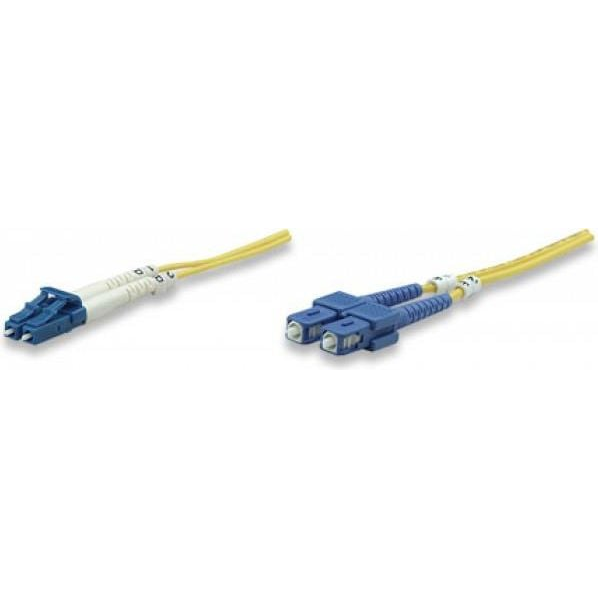 Techly 1m SC/SC 9/125 InfiniBand és száloptikai kábel Sárga