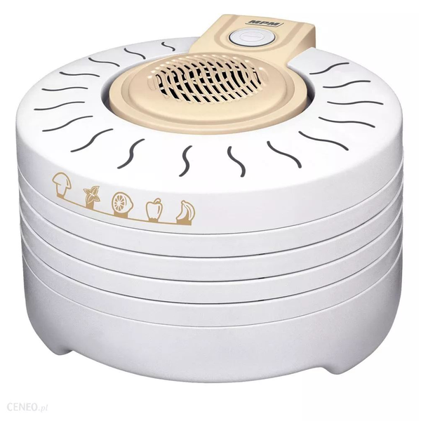 Deshidratador Alimentos, 4 Bandejas, Seca Frutas, Verduras, Carne, Hierbas, Sin Bpa Blanco 250w Mpm Msg-03