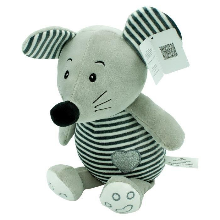 Tulilo Striped Cuddles Egér plüss figura - 26 cm (9150)