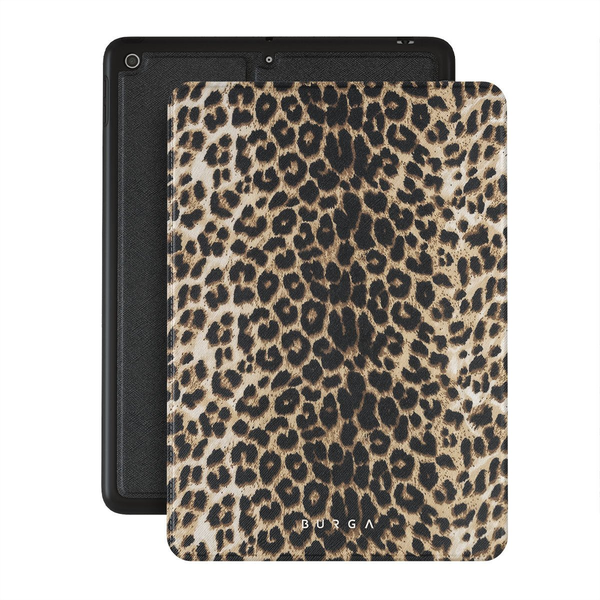 Burga Player iPad 10,2" Tablet Flip tok - Leopárd mintás