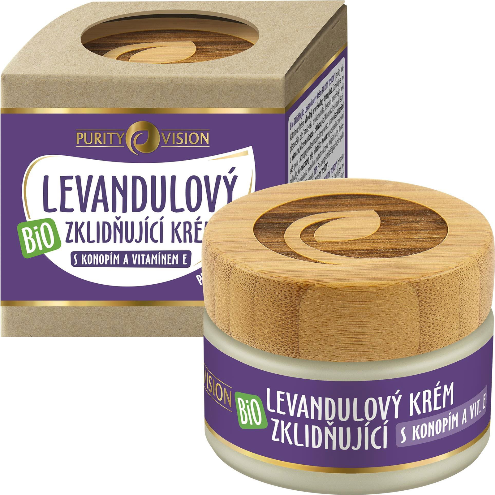 PURITY VISION Bio levendula nyugtató krém 40 ml (8595572903368)