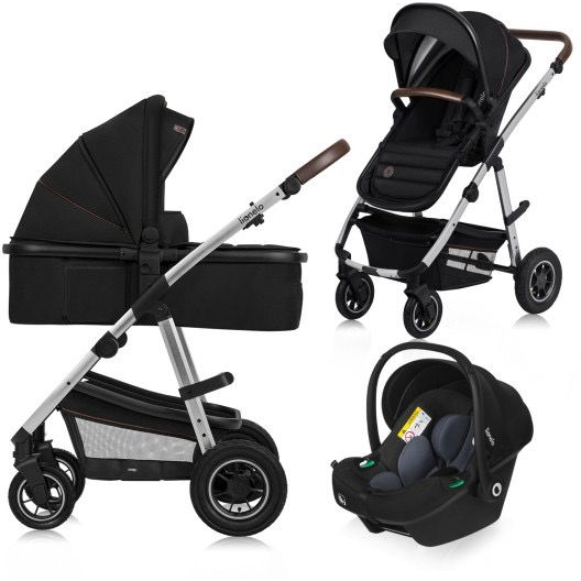 Lionelo Amber 3in1 Black Silver (5903771709521)