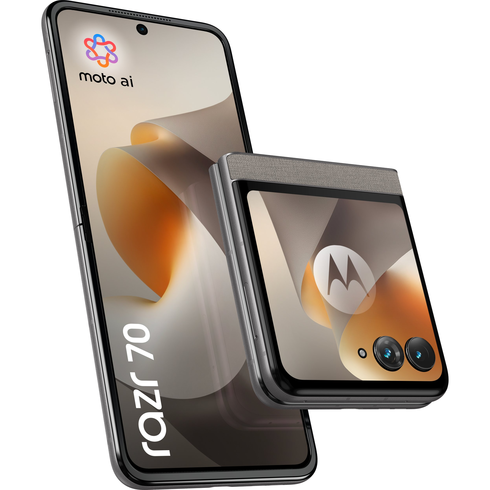 Motorola razr 70 17,5 cm (6.9") Dual SIM Android 16.0 5G USB Typ-C 8 GB 256 GB 4800 mAh Farba kameňa