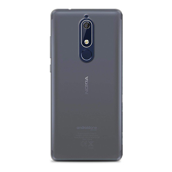 Szilikon telefonvédő (ultravékony) ÁTLÁTSZÓ [Nokia 5.1] (5996457806409)