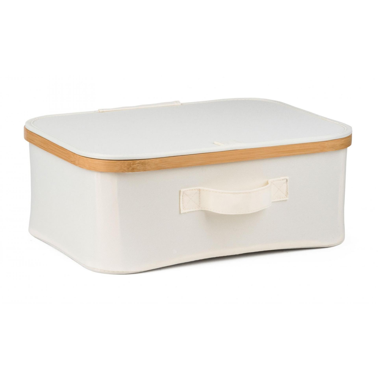 G21 40×30×15 cm bambusz, fedéllel, bézs (UBG21BAM003-1B)