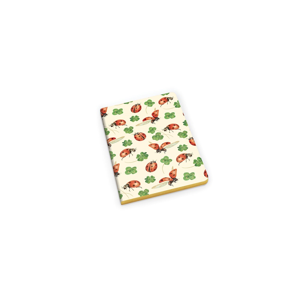 Kartos Ladybugs 96 lapos A6 vonalas arany élfestett füzet - Mintás (1086401)