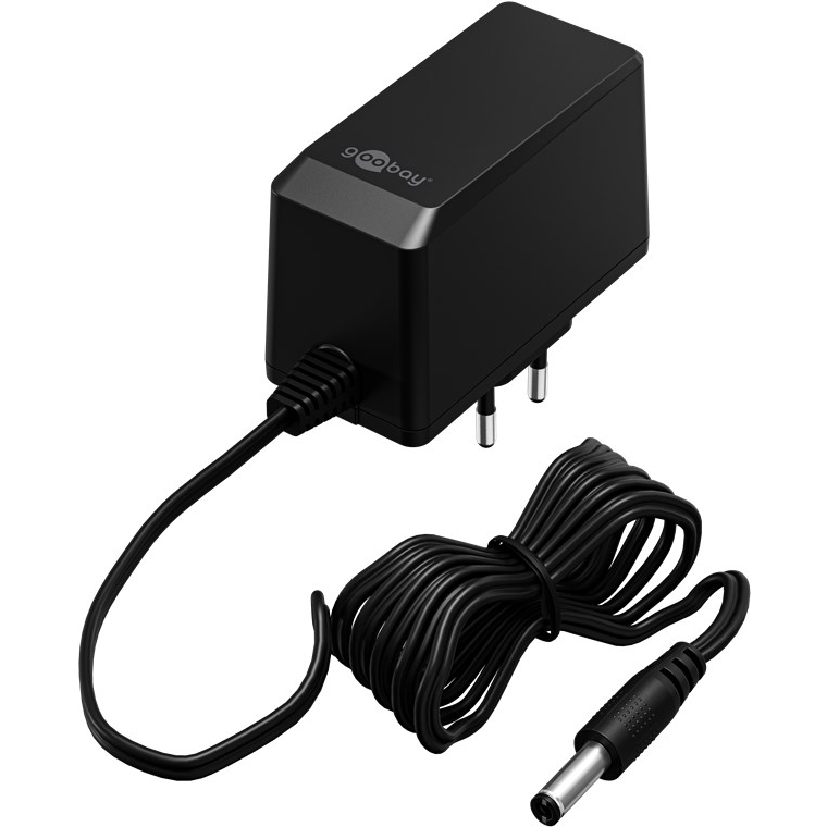 Goobay 64979 Hálózati töltő adapter (12V / 2.25A) - Fekete (64979)