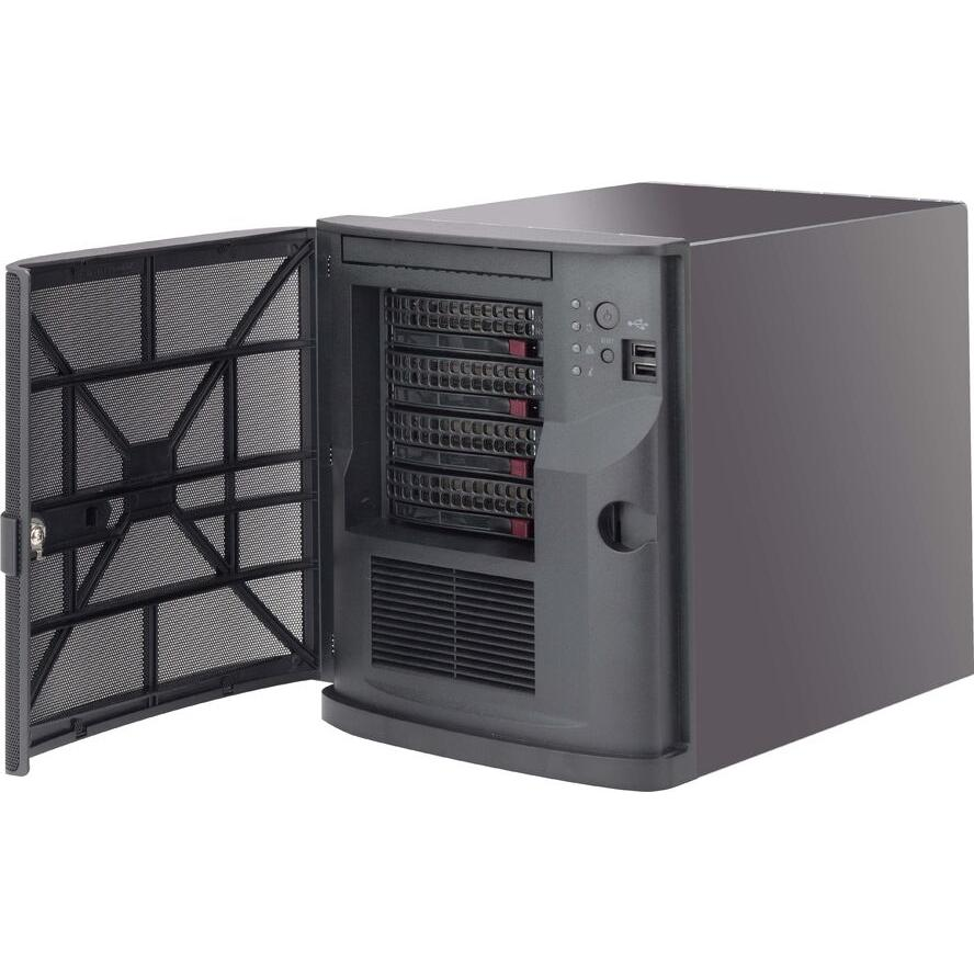 Server Geh Super Micro 1U/1x350W/4x3.5" 721TQ-350B (CSE-721TQ-350B)