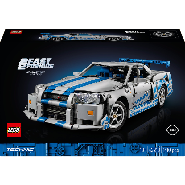 LEGO TECHNIC 2 FAST 2 FURIOUS NISSAN SKYLINE GT-R R34 42210