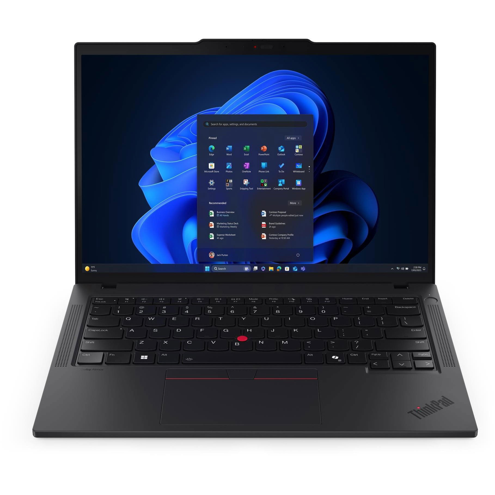Lenovo ThinkPad T14 Gen 6 (Intel) Intel Core Ultra 7 255U Laptop 35,6 cm (14