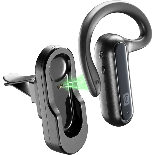 Cellularline 8018080443466 Wireless A orecchio aperto, In-ear Musica e Chiamate Base di ricarica Nero