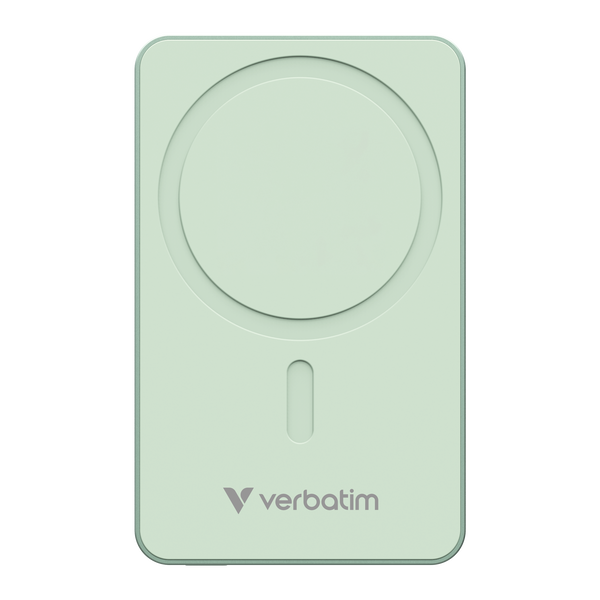 Verbatim Charge 'n' Go Essential MagSafe Wireless Powerbank 5000mAh Zöld