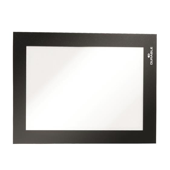 Durable Infokeret, A6, mágneses, "DURAFRAME MAGNETIC", fekete (DB494801) (DB494801)