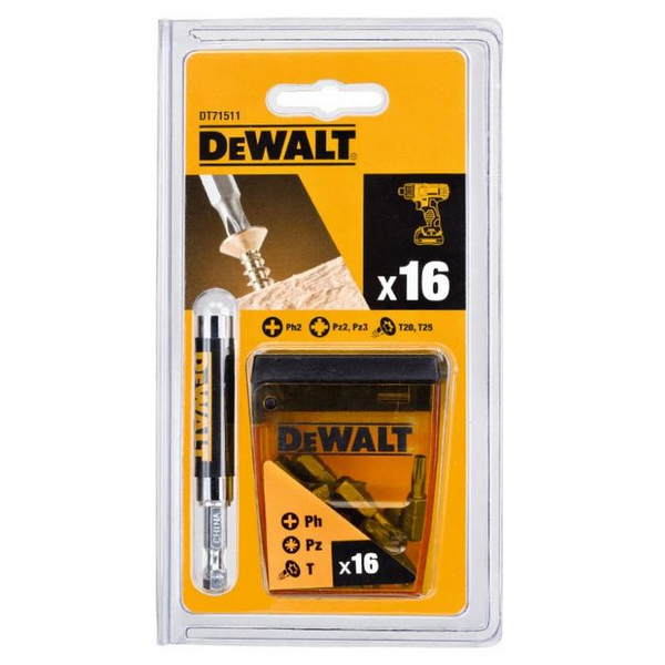 Dewalt Dt71511-qz - Juego De 16 Piezas Para Atornillar