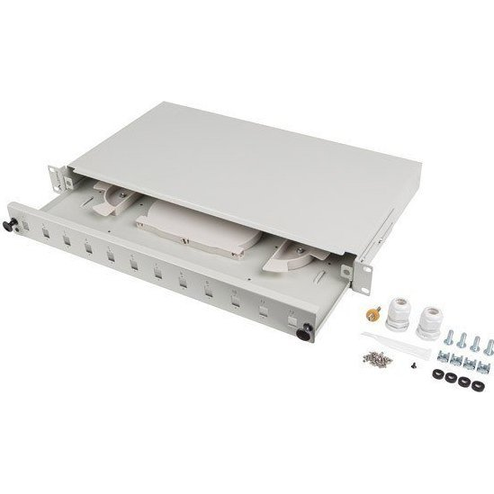 Lanberg 19" 1U FIBER PATCH PANEL 12XSC SIMPLEX / 12XLC DUPLE