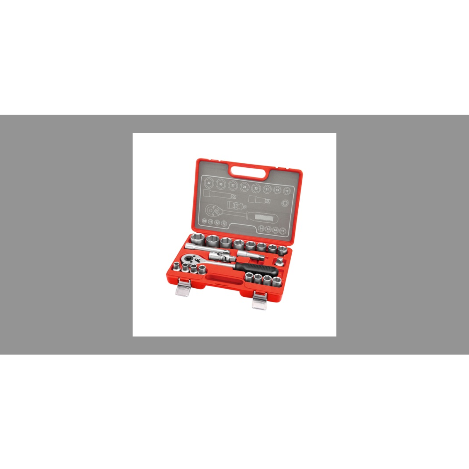 Extol Premium 6523 Racsnis dugókulcs készlet (21 db / csomag) (6523)