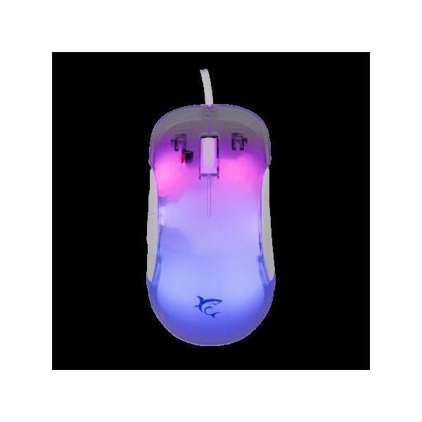 WHITE SHARK MORDRED-W 12000 DPI fehér gamer egér 7 gombos