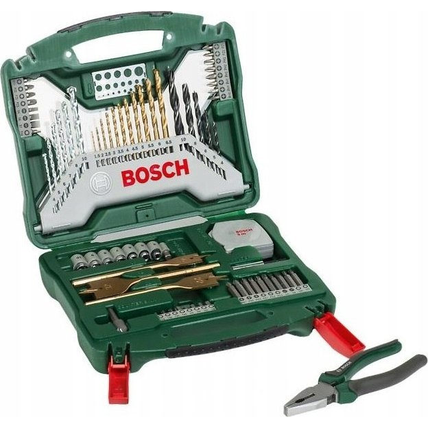 Bosch 2607017197 Titanium X-Line Készlet + Bosch Kézi Csavarhúzó - 70 Darabos (B 2607017197)