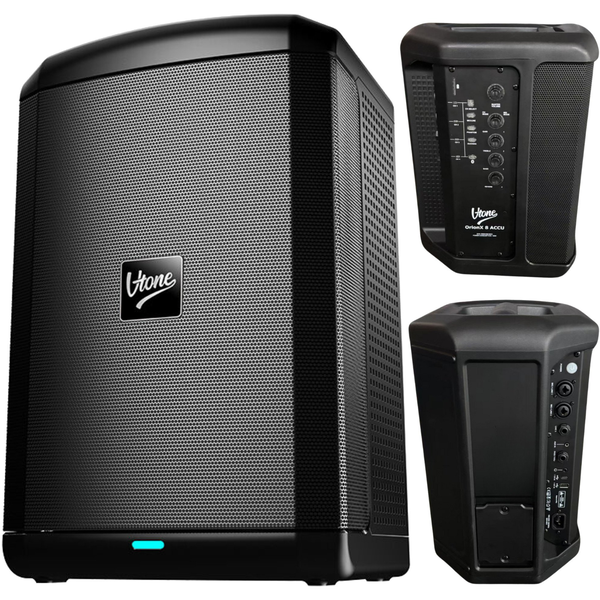 V-TONE OrionX 8 ACCU akumulatorowa kolumna aktywna czarna 8" Bluetooth AUX Phantom 80W RMS 6000 mAh