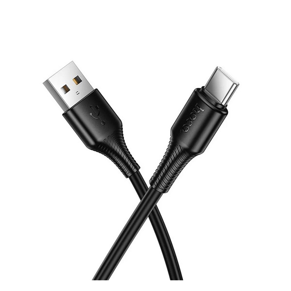 Kábel Hoco USB - USB typ C, 1 m, čierny