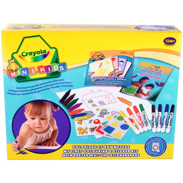 Crayola Mini Kids Színező és matricázó készlet (10570)