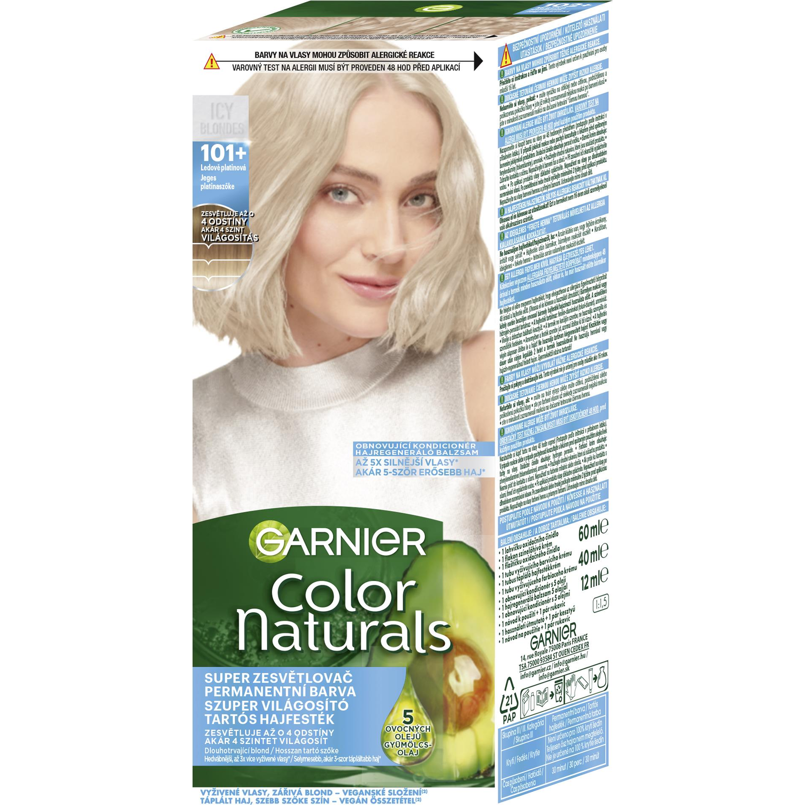 GARNIER Color Naturals 101+ Jeges platinaszőke (3600542622066)