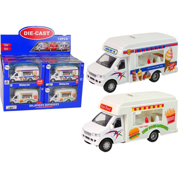 Lean Toys Auto Camper Fagylaltbolt Fast-Food Resorcs Friction Drive 2 Modellek