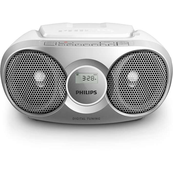 Philips AZ215S/12 hordozható CD lejátszó ezüst (AZ215S/12_S)