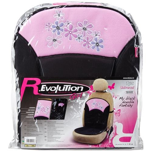 Bottari 2929056 My Black Double Fantasy ülésvédő fekete-rózsaszín (1db) (2929056)