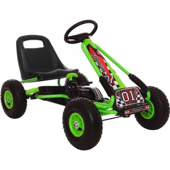 Gokart Zöld Fujható Gumikerékkel 5155 (5155-uniw)