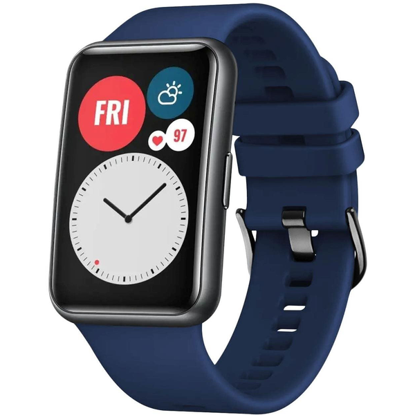 FIXED Silicone Strap Huawei Watch FIT - kék