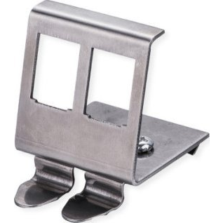 ROLINE Hutschienen-Adapter unbestckt, fr 2 Keystones