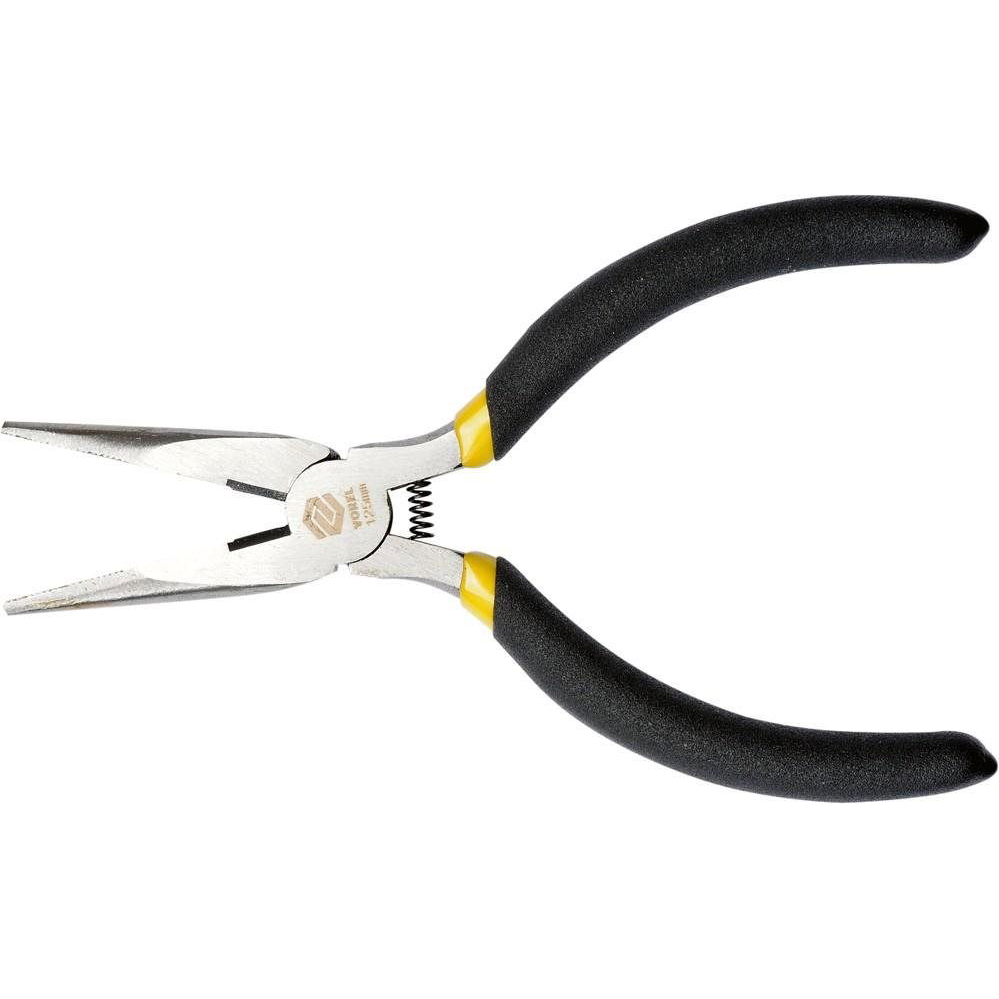 VOREL hosszúcsőrű fogó, egyenes, 125 mm (5906083423031)