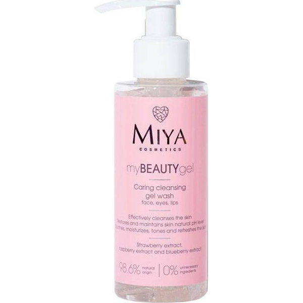 Miya myBEAUTYgel tisztító gél, Gyengéd tisztítás és hidratálás, 140 ml