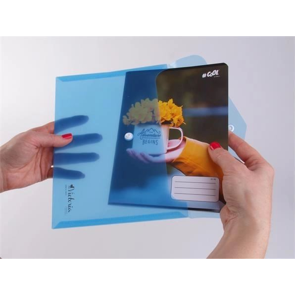 Victoria patentos irattartó tasak A5 kék (IDITA5K) (IDITA5K)