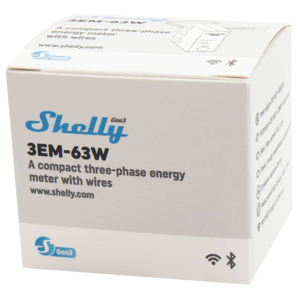 Shelly Relais "3EM-63W Gen3" Stromzähler