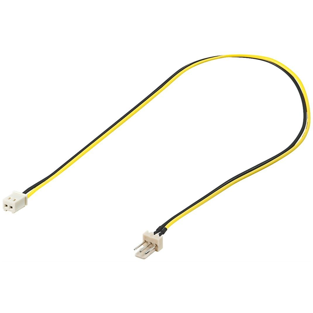 goobay 93628 3Pin apa - 2Pin anya Tápkábel adapter 0.3m (93628)
