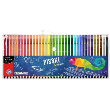  Derform Pisaki w etui 36 kolory KIDEA - 244189