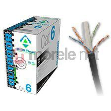 Alantec KIU6OUTS305 hálózati kábel Fekete 305 M Cat6 U/UTP (UTP) (KIU6OUTS305)