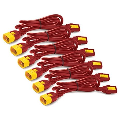 APC AP8706S-WWX340 cavo di alimentazione Rosso 1,83 m Accoppiatore C13 Accoppiatore C14