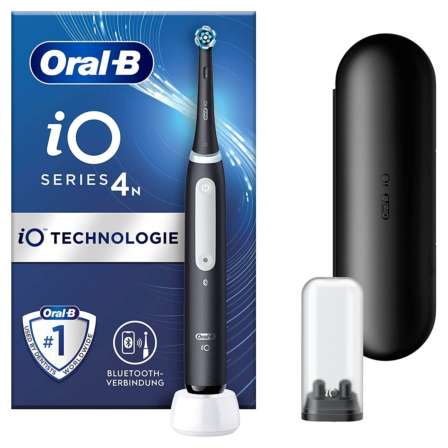 Oral-B iO Series 4 Elektromos Fogkefe Matt Fekete (415022)