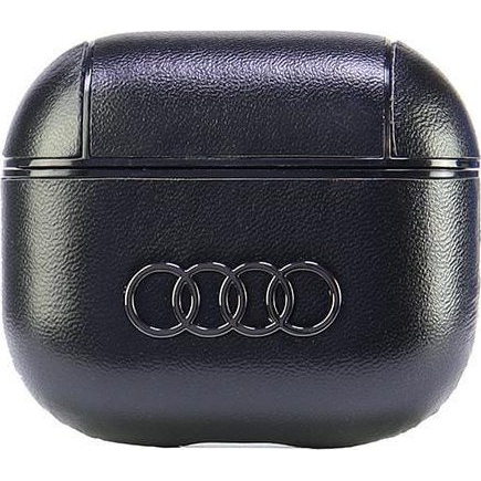Audi AU-AP3-GT/D3-BK Leather Big Logo tok AirPods 3 - fekete ( )