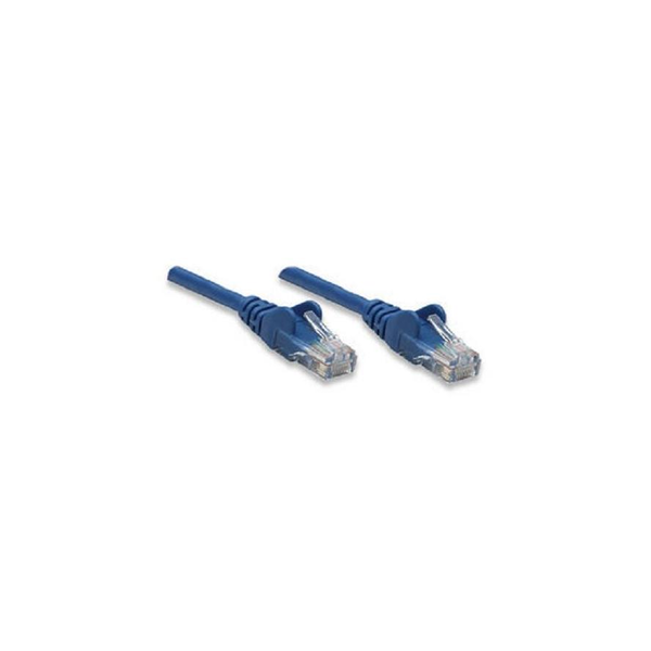 Intellinet RJ-45, M/M, 10m netværkskabel Blå Cat5e U/UTP (UTP)