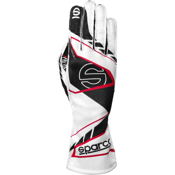 Sparco Kartingové rukavice K-ARROW+, s homologací FIA, bílo-černé, vel. 8