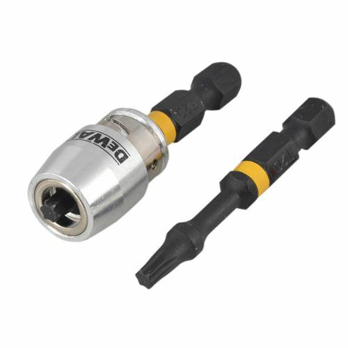 Dewalt Dt70538t-qz - Puntas Torsión De Impacto 2 X T25 Y Adaptador Magnético Con Bloqueo