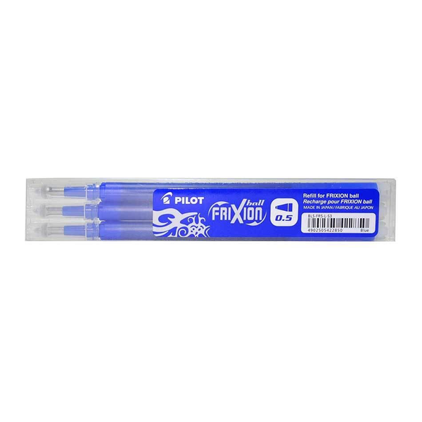 Pilot Frixion 0,5mm 3db-os kék rollertoll betét (BLS-FR5-L-S3)