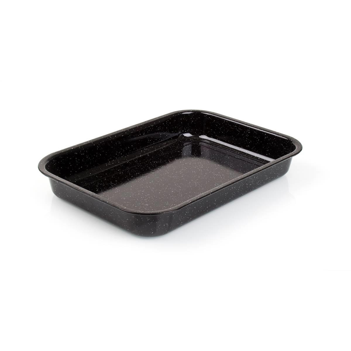 BANQUET CULINARIA zománcozott sütőedény Black, 42×29×6 cm (8591022609798)