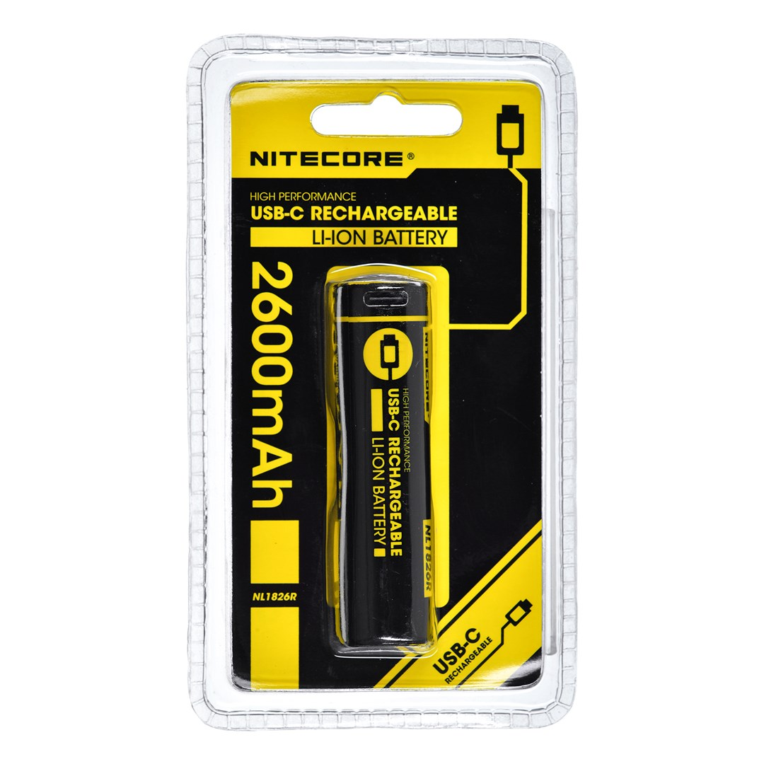 Nitecore NL1835 Li-Ion 18650 260mAh Újratölthető Akkumulátor (NT-NL1826R)