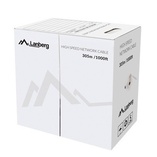 Lanberg LCU5-12CU-0305-G UTP CAT5e Patch kábel 305m - Zöld