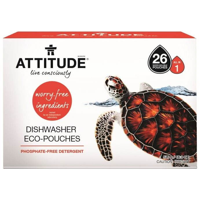 ATTITUDE foszfátmentes mosogatógép tabletta 26db (626232532272) (626232532272)